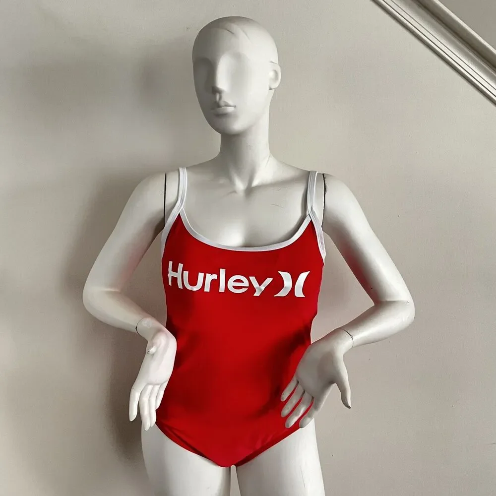 Hurley One Piece Ladder Back Swimsuit 3X